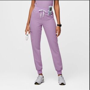FIGS Lavender High Waisted Zamora Pants